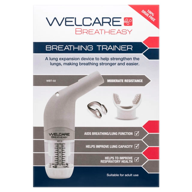 Welcare Breathing Trainer Moderate Resistance 1 Each