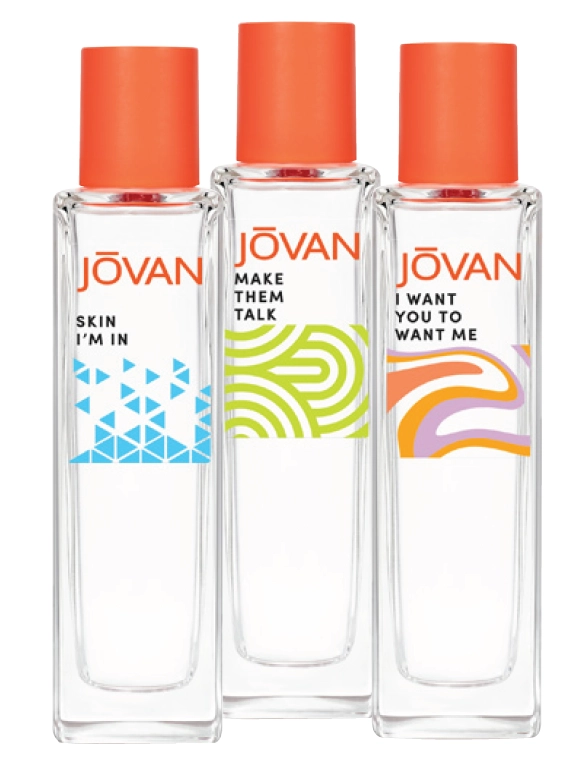 Jovan Genderless Skin I'm In, Make Them Talk or I Want You To Want Me EDP Spray 100ml