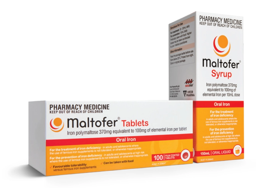 Maltofer 100 Tablets or Syrup 150ml