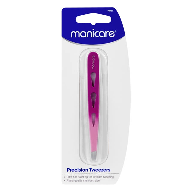 Manicare Precision Tweezers Pink 1 Each