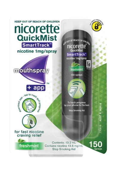 Nicorette QuickMist Smarttrack Freshmint 150 Sprays