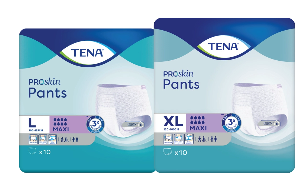 Tena Proskin Pants Maxi Large or Extra Large 10 Pack