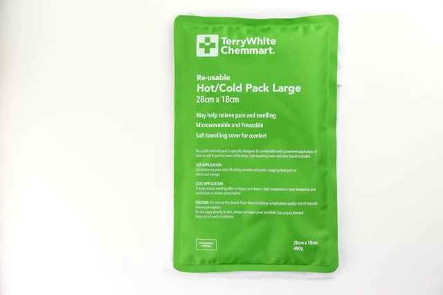 TerryWhite Chemmart Hot/Cold Gel Pack 28cm X 18cm