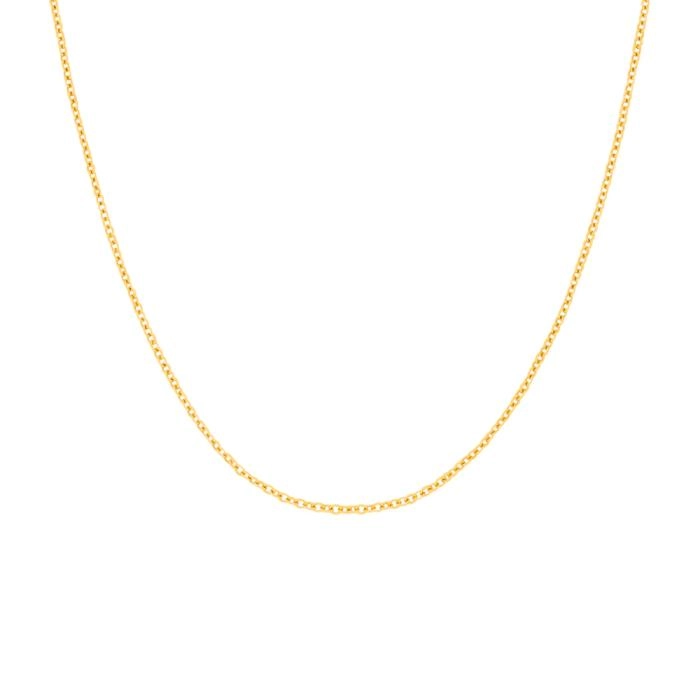 9ct Gold 45cm Fine Belcher Chain