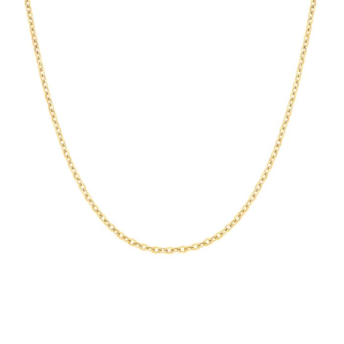 9ct Gold 40cm Solid Trace Chain