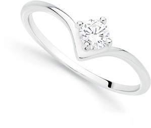 Sterling Silver & Cubic Zirconia Ring