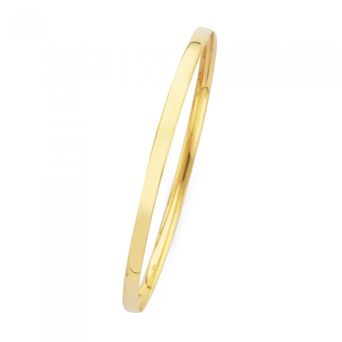 9ct Gold 5x65mm Solid Comfort Bangle