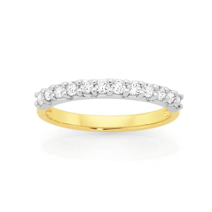 9ct Gold Diamond Band