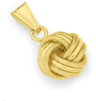 9ct Gold Triple Knot Pendant