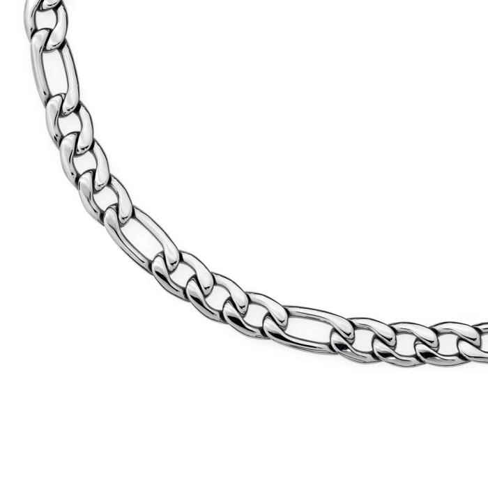 Stainless Steel 60cm 3+1 Figaro Gents Chain