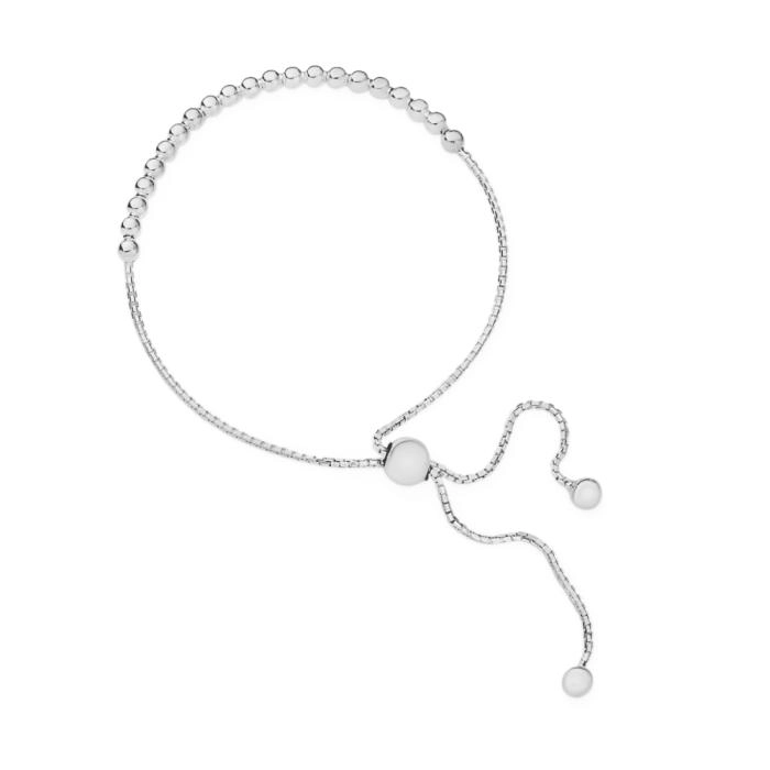 Sterling Silver 21 Ball Friendship Bracelet