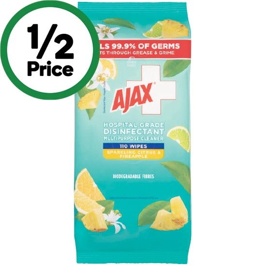 Ajax Disinfectant Wipes Pk 110