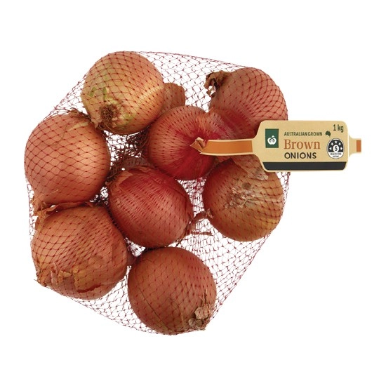 Australian Brown Onions 1 kg Pack