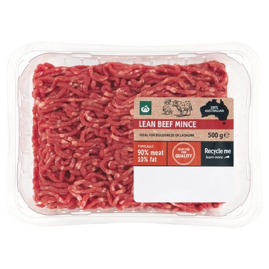 Australian Lean Beef Mince 500g