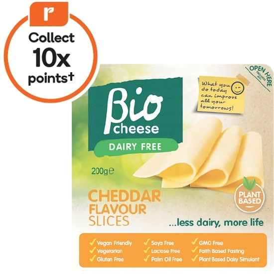 Bio Cheese Cheddar Slices 200g