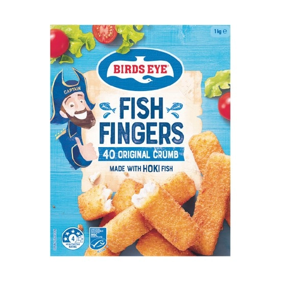 Birds Eye Fish Fingers Original Crumb 1 kg – From the Freezer