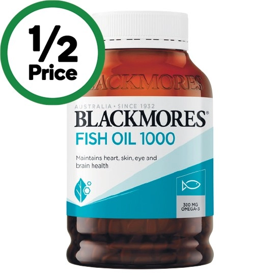 Blackmores Fish Oil 1000mg Capsules Pk 400~