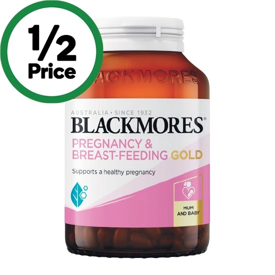 Blackmores Pregnancy & Breastfeeding Gold Capsules Pk 120~