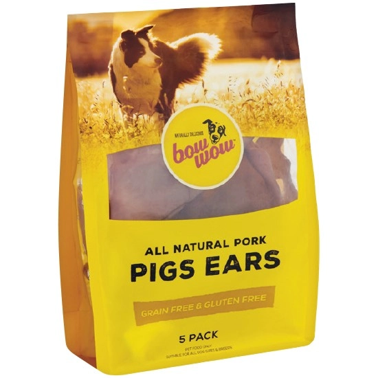 Bow Wow Pigs Ears Pk 5