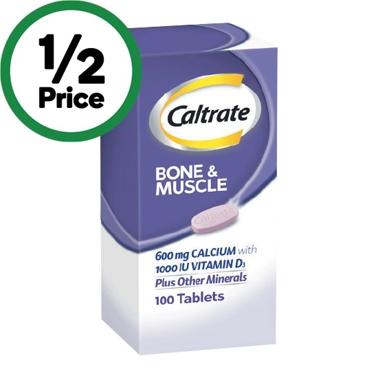 Caltrate Bone & Muscle Health Tablets Pk 100~