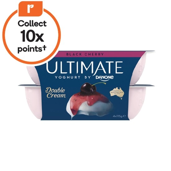 Danone Ultimate Double Cream Yoghurt Pack 4 x 115g