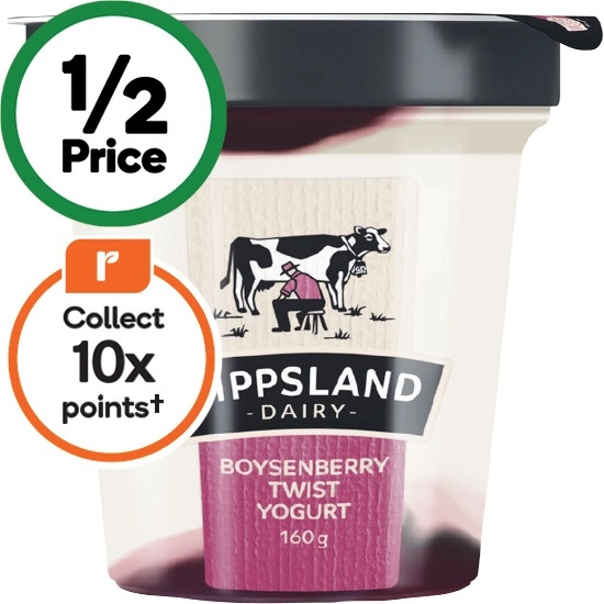 Gippsland Dairy Twist Yogurt 160g – From the Fridge