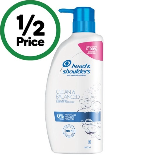 Head & Shoulders Shampoo or Conditioner 850ml