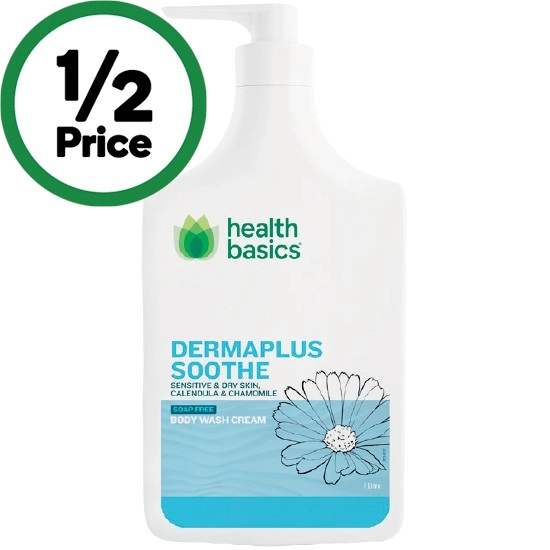 Health Basics Body Wash Dermatology Plus 1 Litre