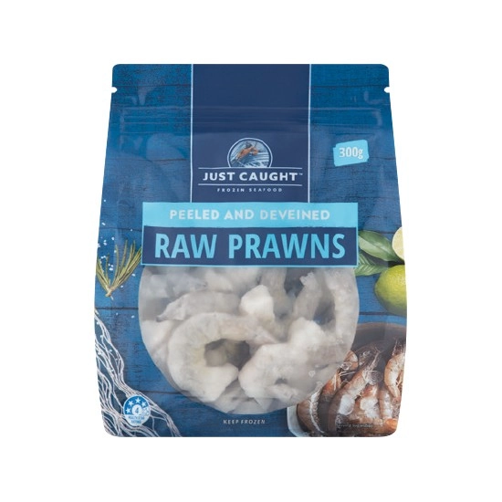 Just Caught Raw Prawn Meat 300g – From the Seafood Freezer