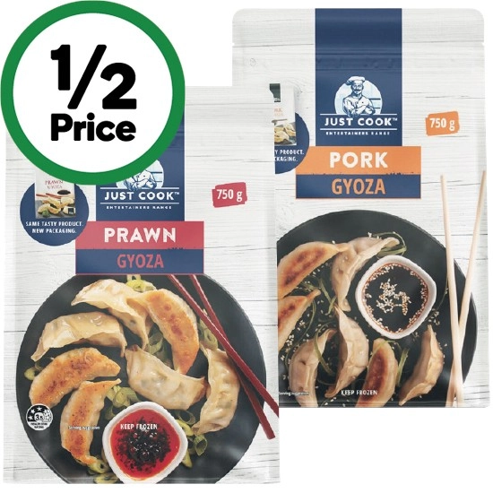 Just Cook Gyoza or Hargow 750g – From the Freezer