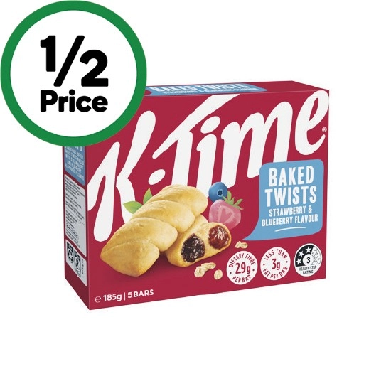 Kellogg’s K-Time Twists 185g Pk 5