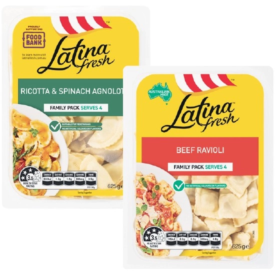 Latina Fresh Filled Pasta 625g – From the Fridge