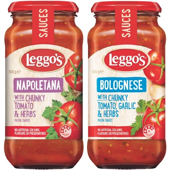 Leggo’s Pasta Sauce 490-500g