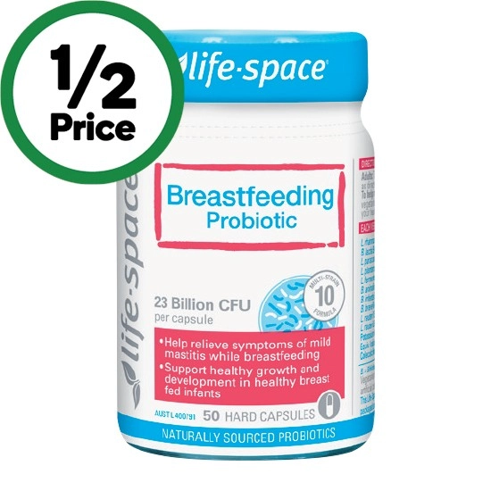 Life-Space Breastfeeding Probiotic Hard Capsules Pk 50~