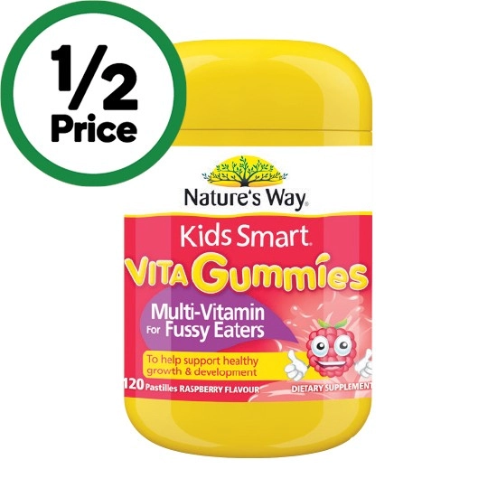 Nature’s Way Kids Smart Vita Gummies Multi-Vitamin Pk 120~