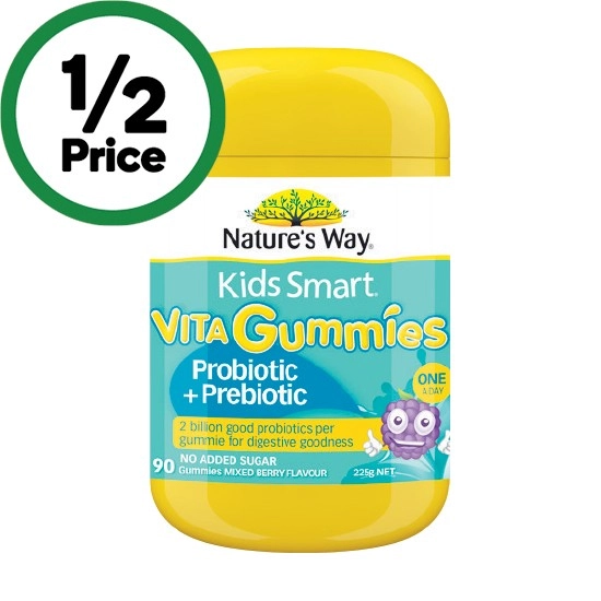 Nature’s Way Kids Smart Vita Gummies Probiotic & Prebiotic Pk 90~