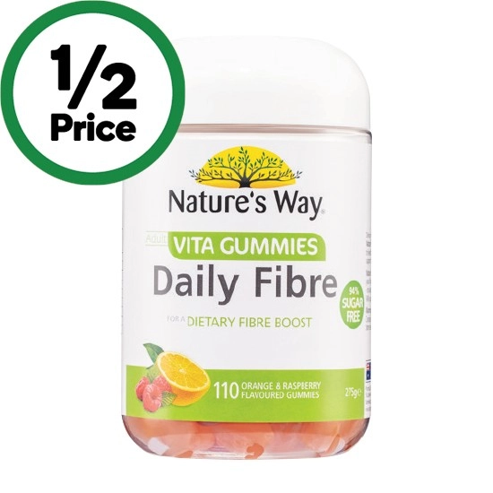 Nature’s Way Vita Gummies Adults Daily Fibre Pk 110~