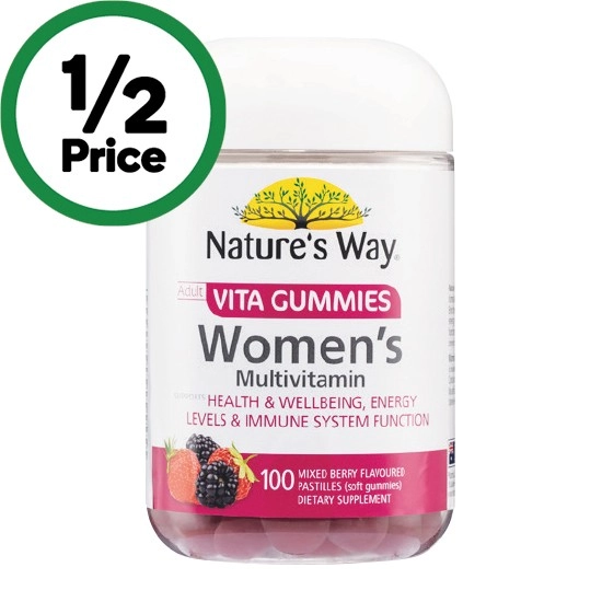 Nature’s Way Vita Gummies Women’s Multivitamin Pk 100~