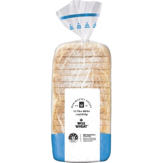 NEW Wise Wheat® Hi Fibre Bread Loaf Varieties 800g*