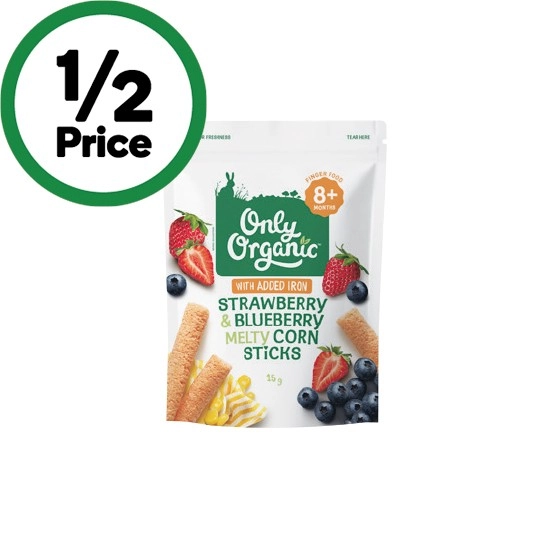 Only Organic Melty Sticks 15g