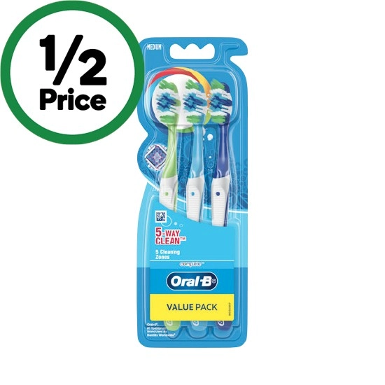 Oral-B 5 Way Clean Toothbrush Pk 3