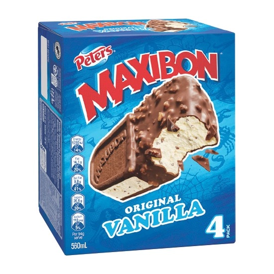 Peters Maxibon 560ml Pk 4