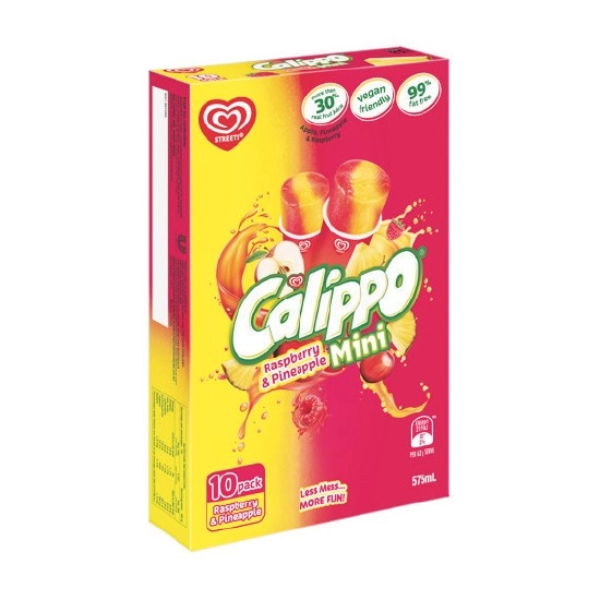 Streets Cyclone 688ml Pk 8 or Streets Calippo 575ml Pk 10