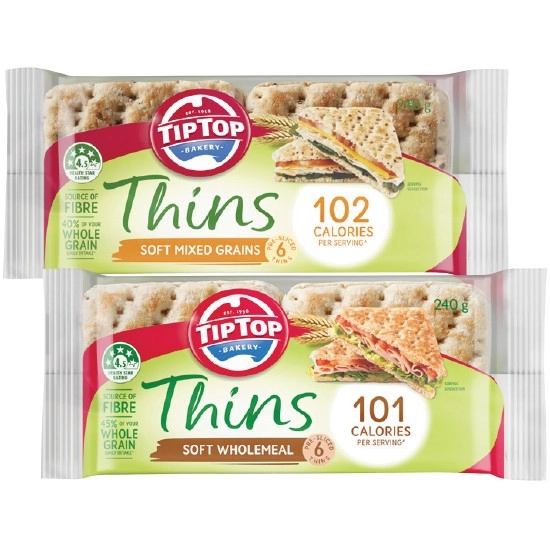 Tip Top Thins Varieties 200-240g