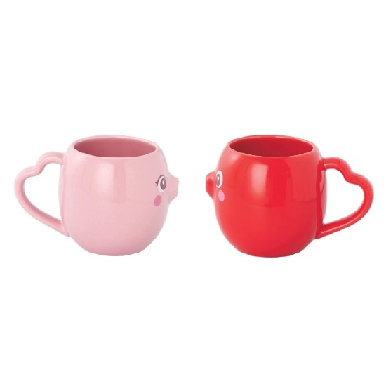 Valentine’s Day Kissing Mugs Set