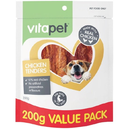 Vitapet Jerhigh Tenders Dog Treats 200g