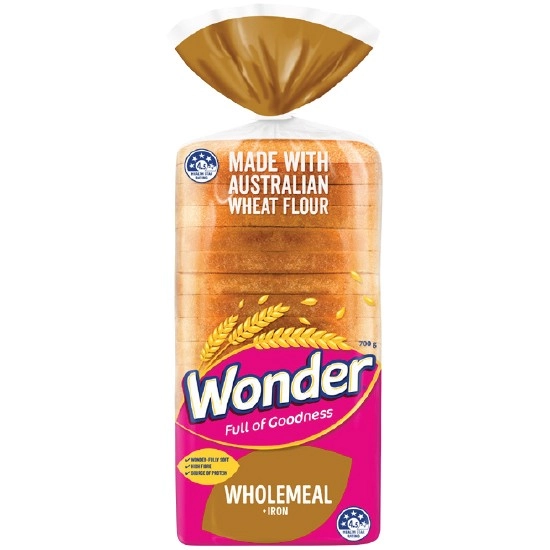 Wonder White Bread Loaf Varieties 680-700g