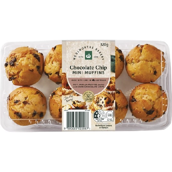 Woolworths Muffin Varieties Pk 8