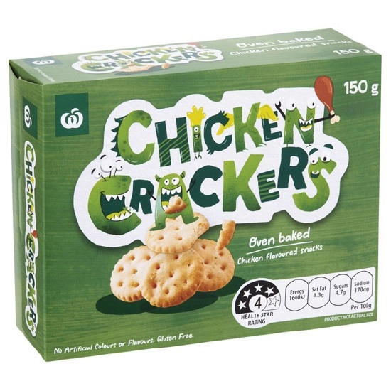 Woolworths Oven Baked Crackers 150g