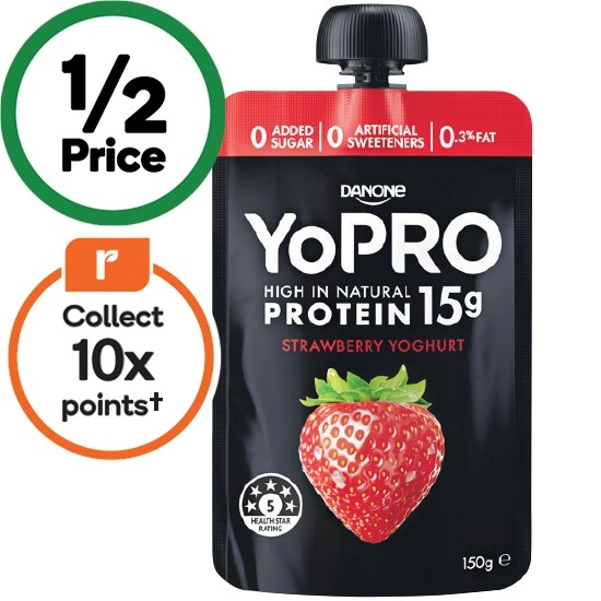 YoPRO High Protein Yoghurt Pouch 150g – From the Fridge